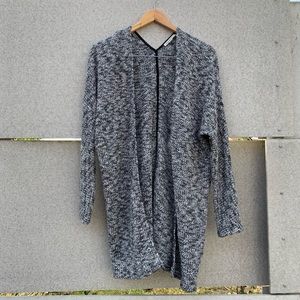 Marled gray cardigan